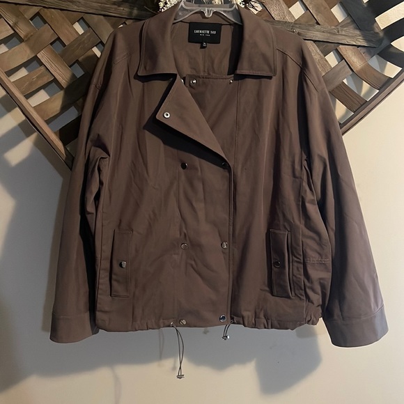 Lafayette 148 New York Jackets & Blazers - Lafayette 148 New York Brown Stylish Jacket/Coat Size X-large